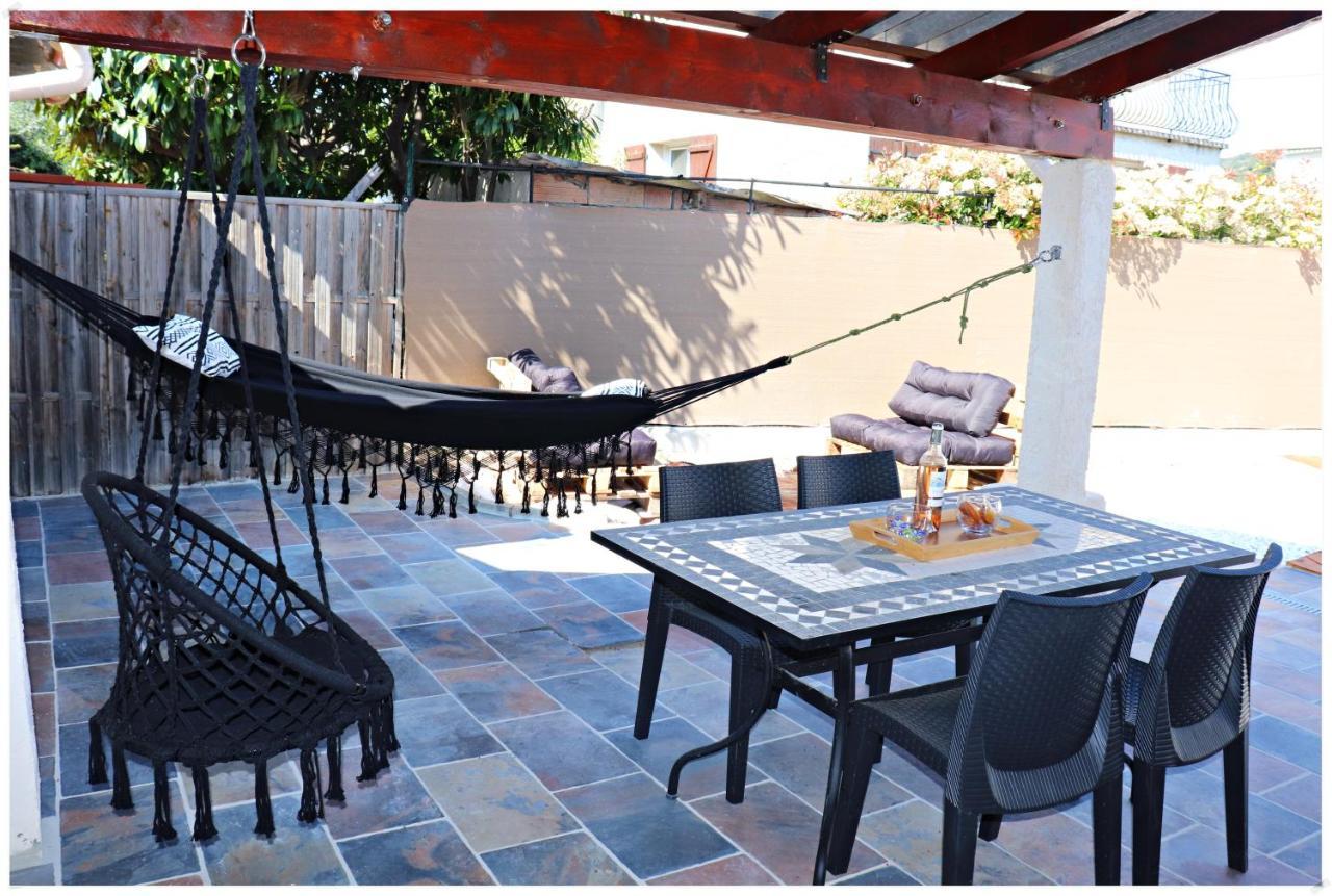 Superbe glamping avec terrasse privative 5min mer Cannes Extérieur photo